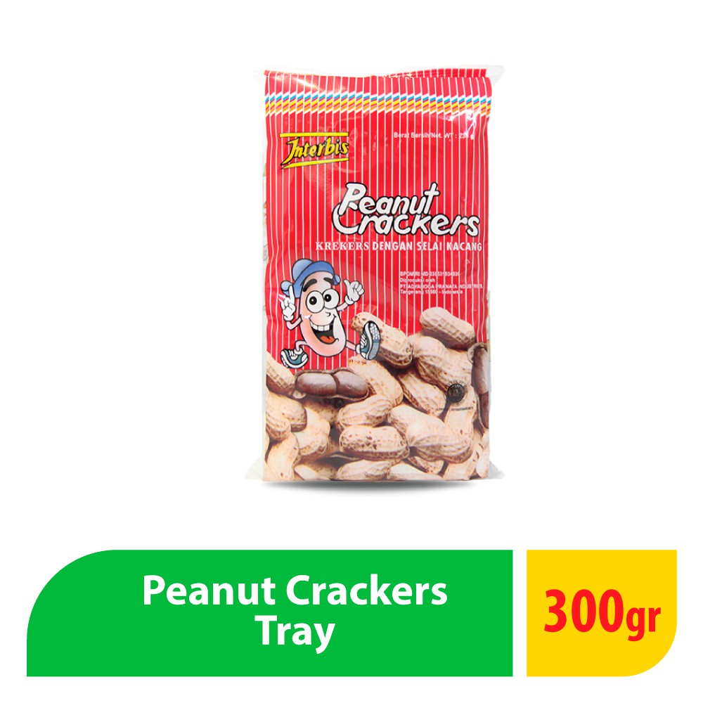 Interbis Peanut Cracker Tray 300 Gr Shopee Indonesia 2210