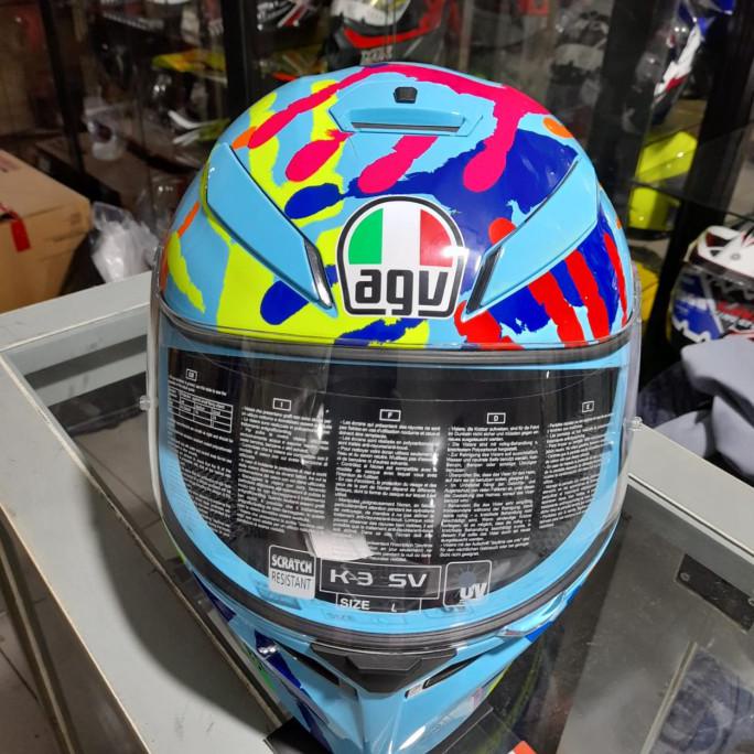 Original Agv K3 Sv Misano Full Face Last Piece Ukuran L