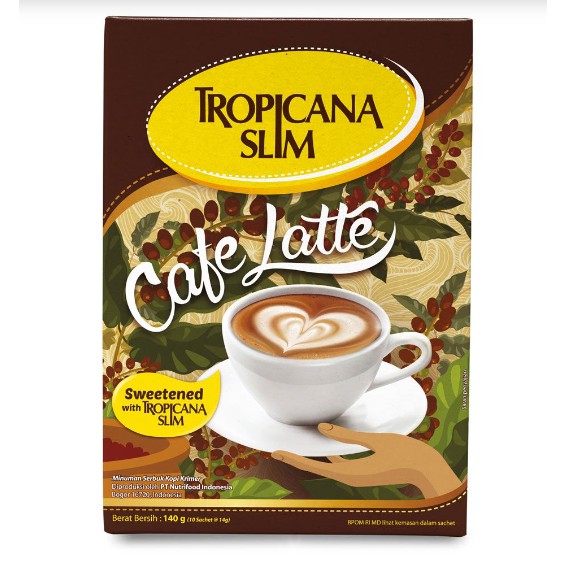 

TROPICANA SLIM CAFE LATTE 140 gr
