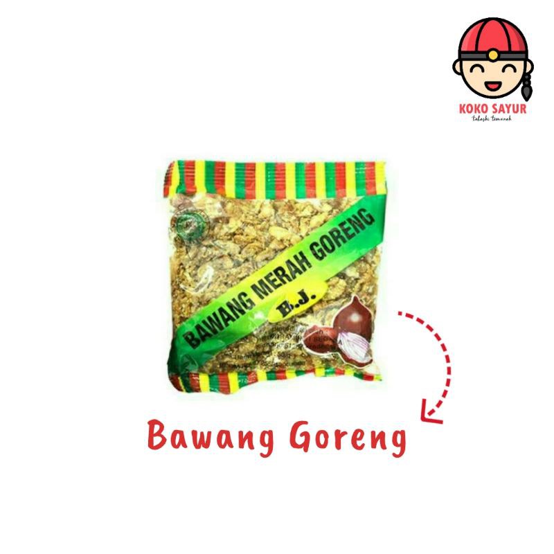 

[SAYUR EMAK] [KOKOSAYUR] BAWANG MERAH GORENG BJ / BAHAN PELENGKAP