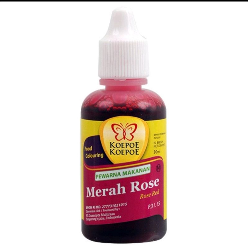 

Pewarna Merah Muda Koepoe Koepoe 30ml