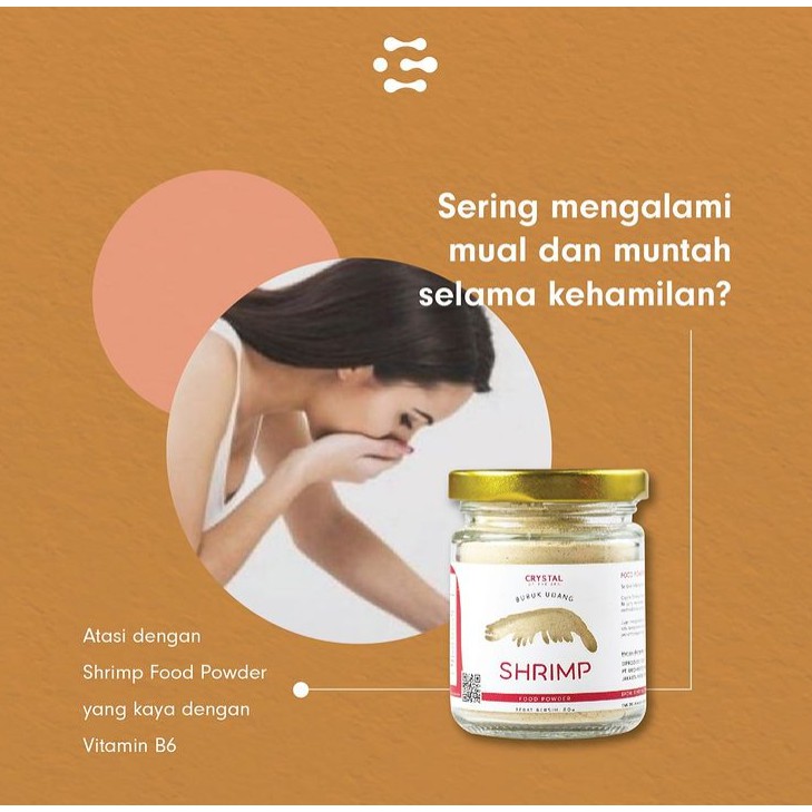 Crystal of the Sea SHRIMP Powder Bubuk Udang BPOM HALAL