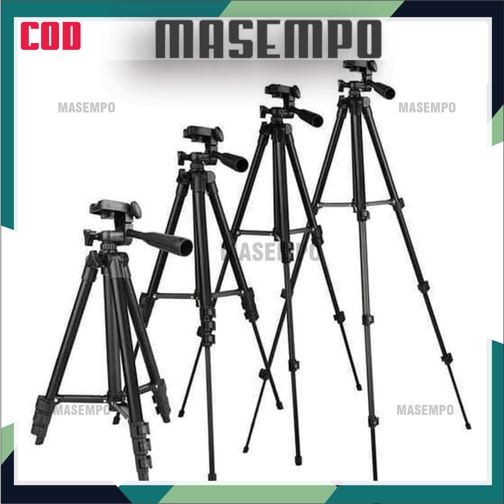 Tripod kamera HP 3120 Holder U Kaki Stabilizer 1 Meter