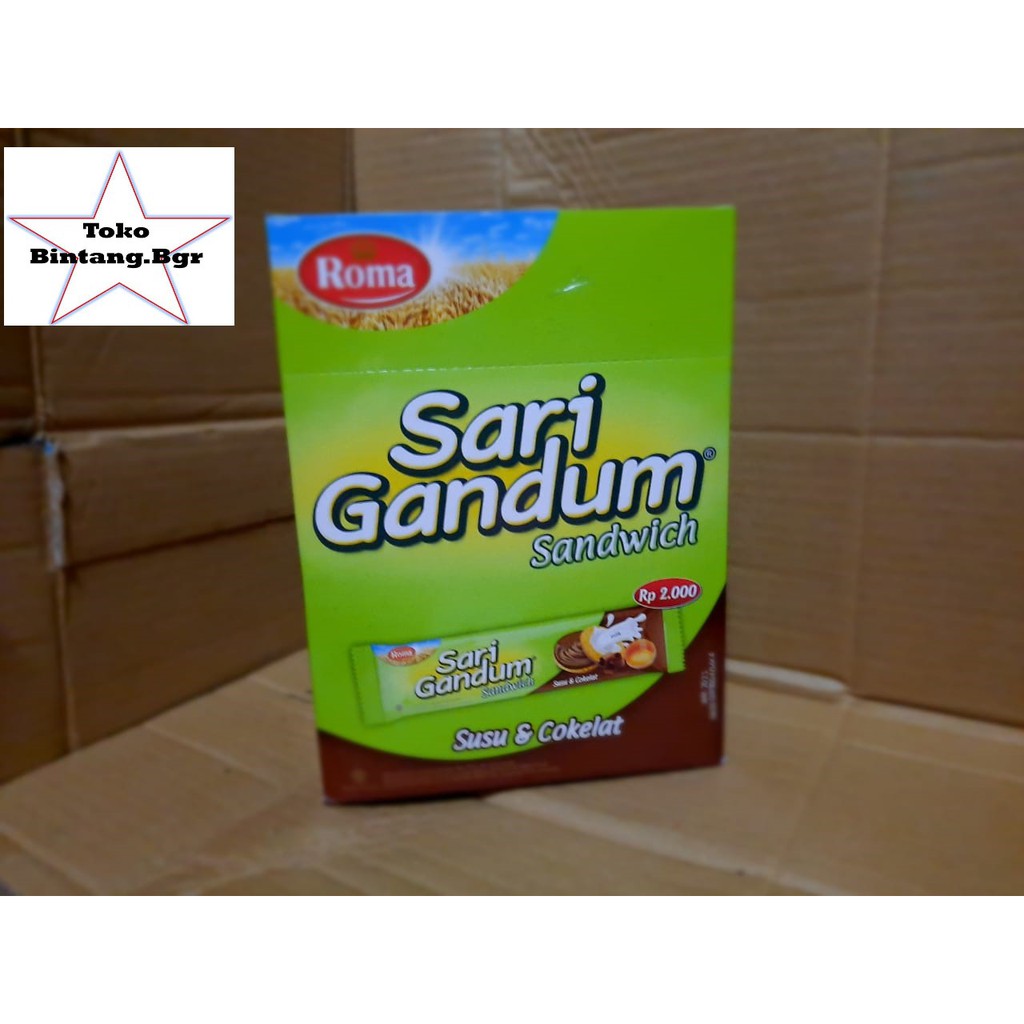 

Roma Sari Gandum Sandwich (12 x 39gr)