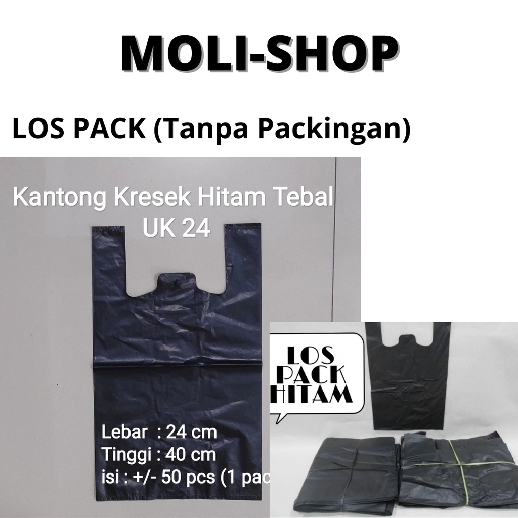 HDPE 17-24-28-35-40 | Kantong kresek hitam tebal, plastik hitam Tebal