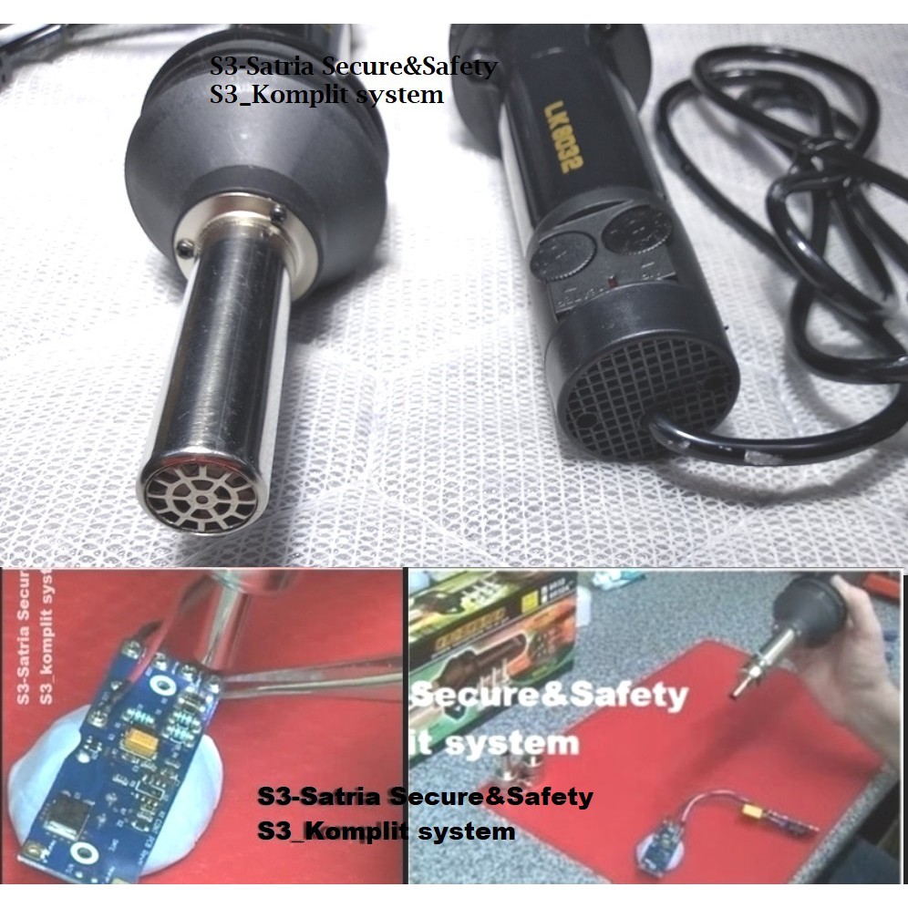 SOLDER UAP LK 8032 Lion King LK8032 Portable Analog BLOWER HOT AIR for IC SMD