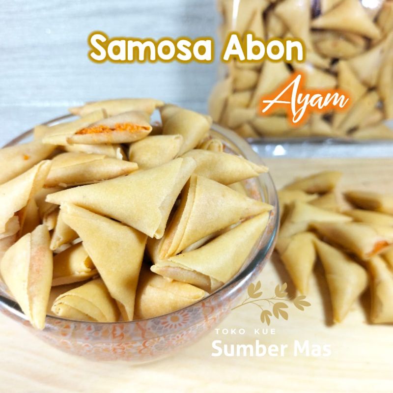 Samosa Kering isi Ayam berat 1 kg / Samosa Ayam / Snack Kiloan / Samosa Pedas Man