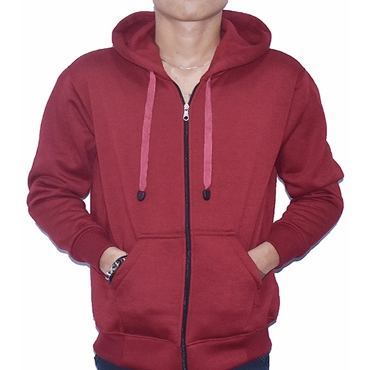 NATURAL BASIC SWEATER POLOS HODIE COWOK / CEWEK