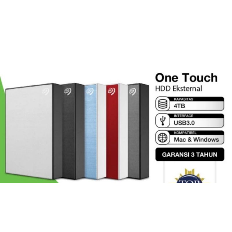 Seagate one touch hardisk eksternal 4TB