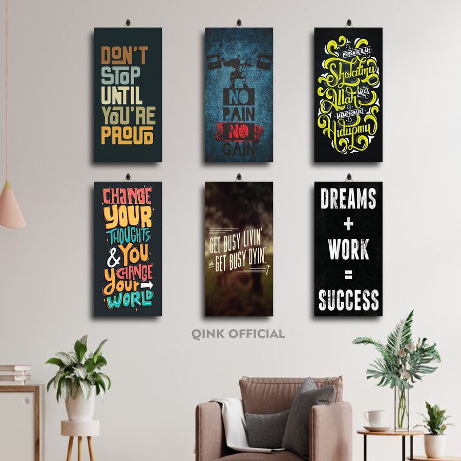 41-63 POSTER KAMAR QUOTES MOTIVATION WORK 15X30 SD8OY/MAX9Y/ POSTER QUOTES BISNIS KERJA / GAMBAR HEW