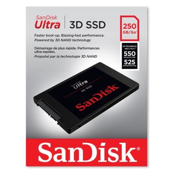 SSD Sandisk Ultra 3D 250gb