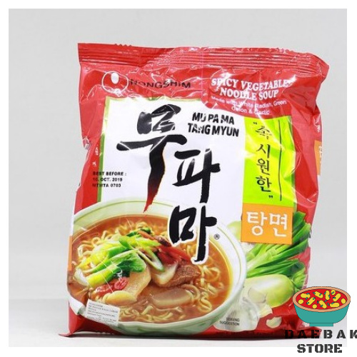 

Nongshim Spicy Vegetable Noodle Soup Mu Pa Ma Tang Myun