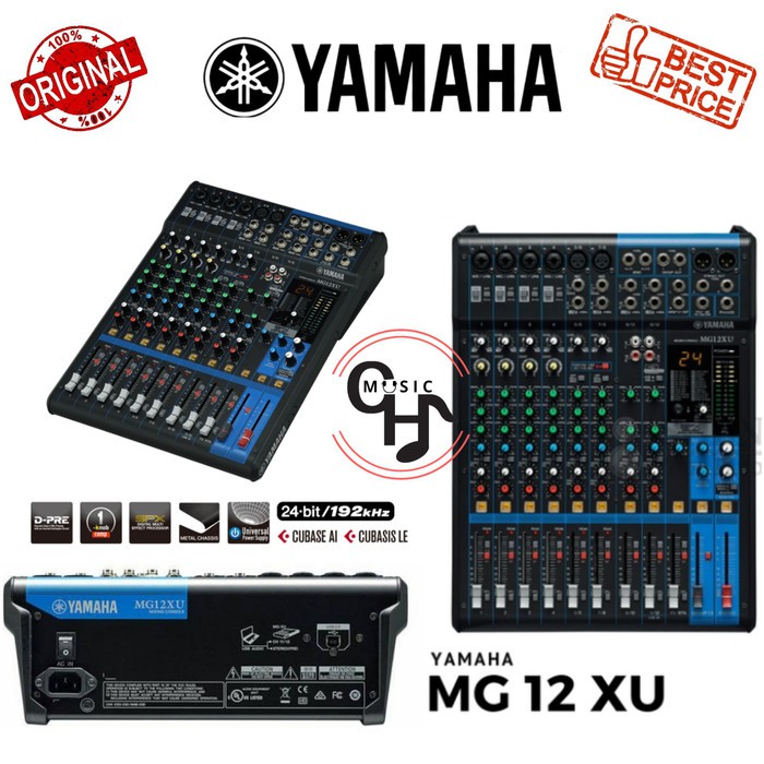 Yamaha Mg12xu Mg 12xu Mixer Original Shopee Indonesia