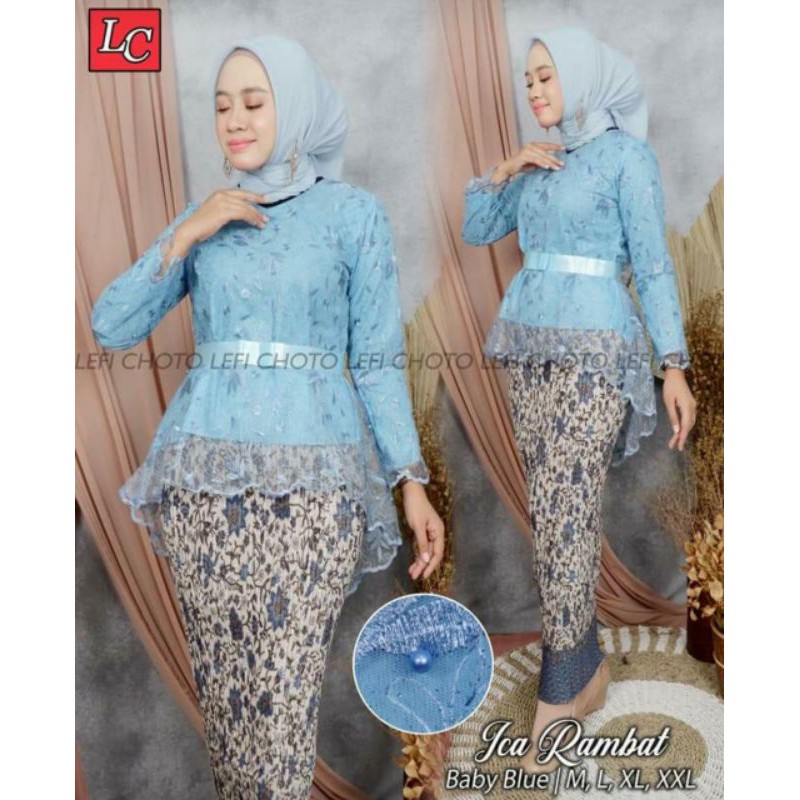 NEW - SET KEBAYA TILLE ICA RAMBAT / KEBAYA WISUDA / KEBAYA TUNANGAN