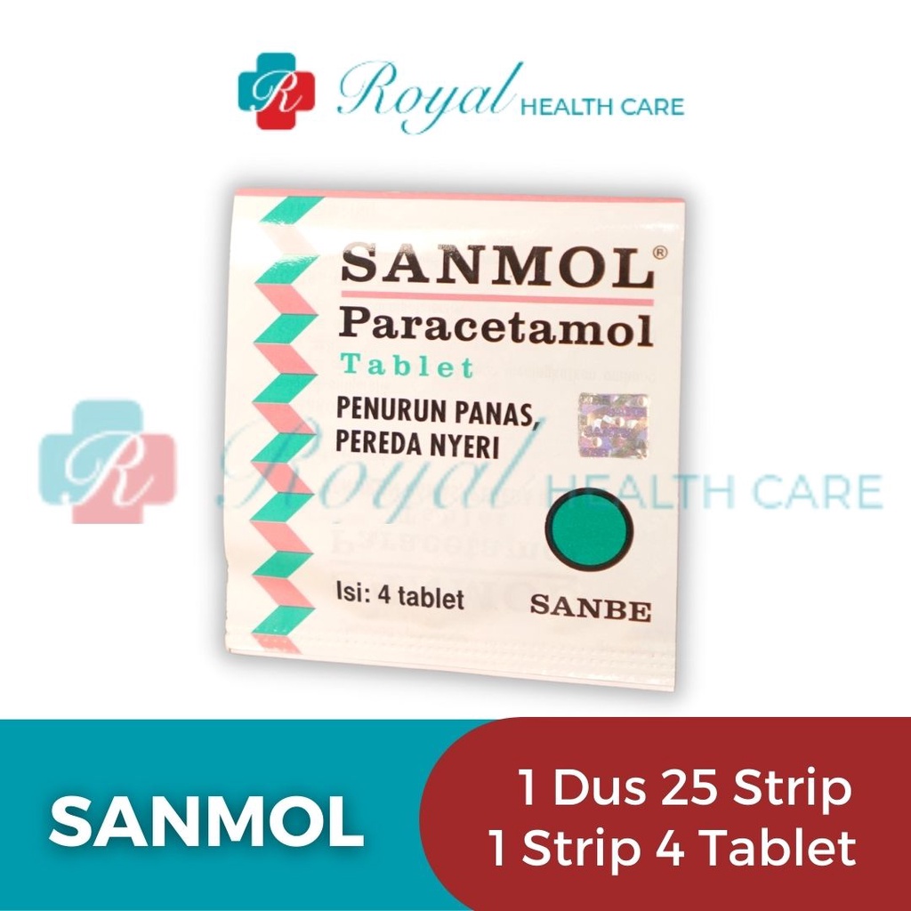 SANMOL BOX 100 TABLET Menurunkan Demam
