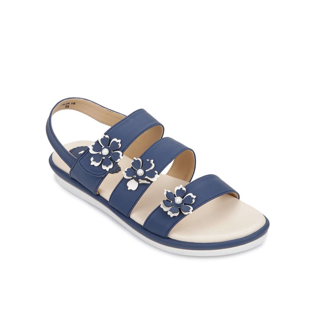 Matahari Nevada  Slingback Sandals  Flowers Anak Navy 