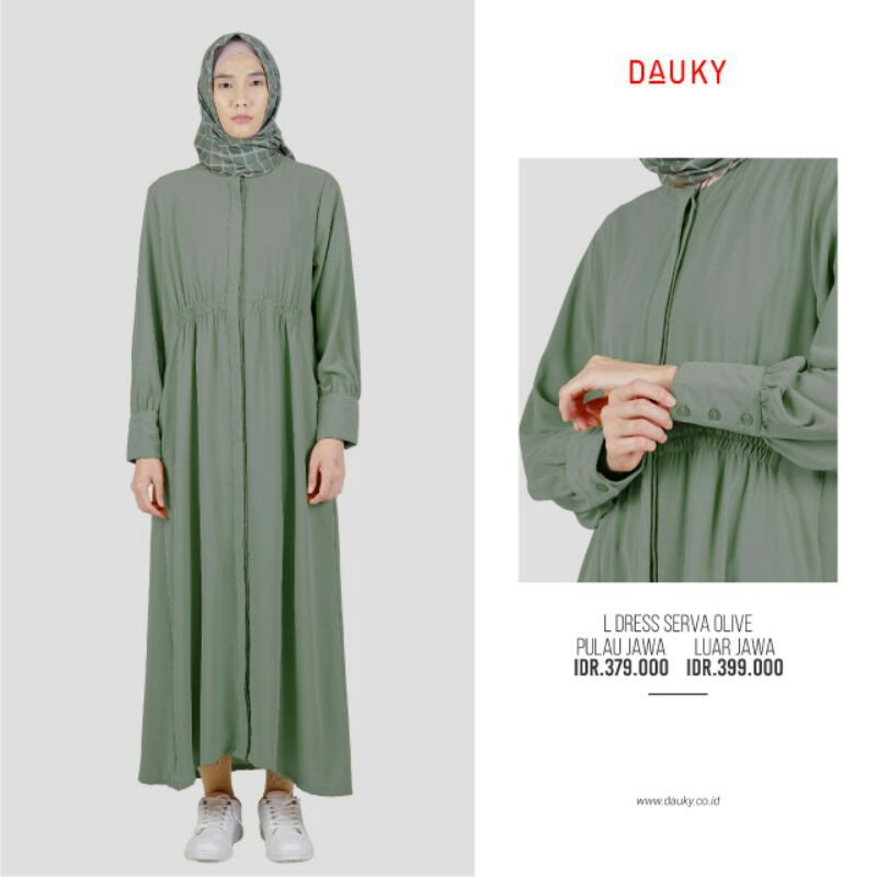 L DRESS SERVA DAUKY / DRESS DAUKY TERBARU 2021