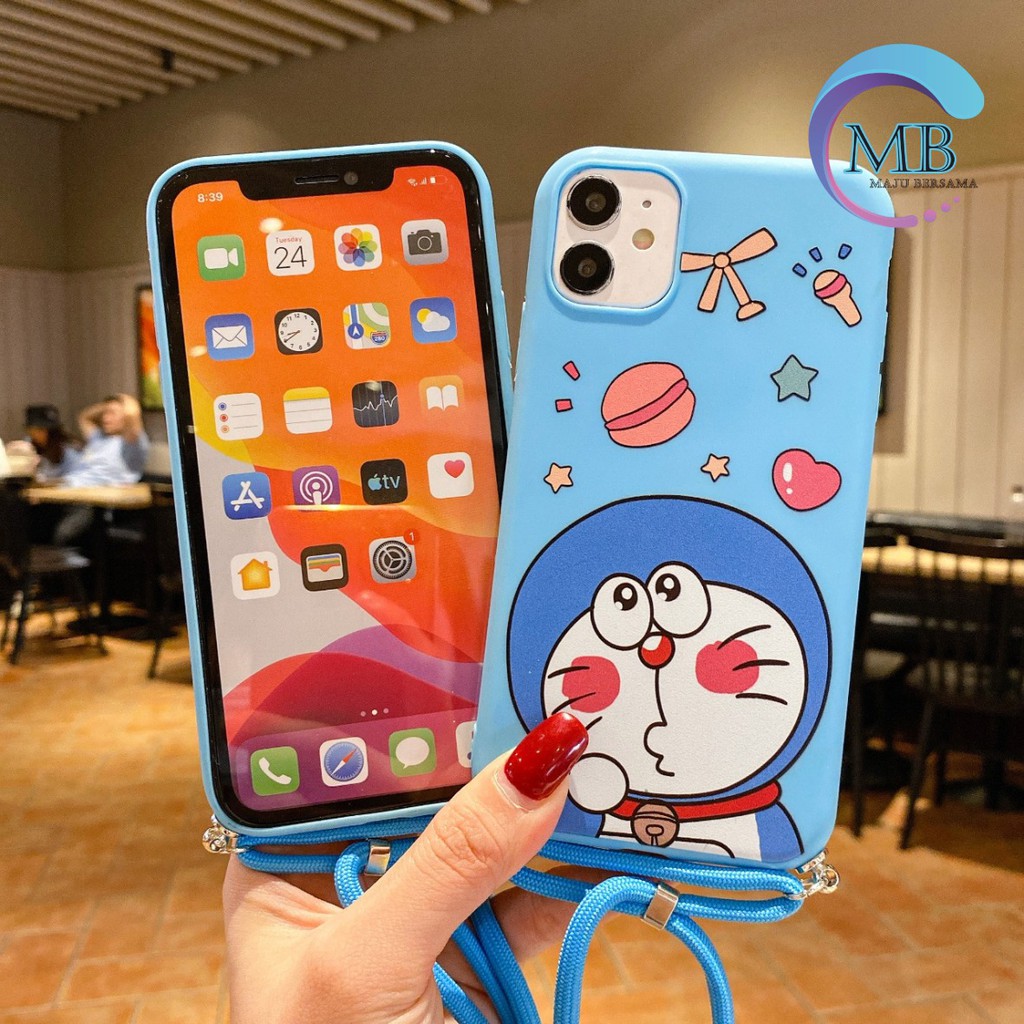 SS159 CASE Slingcase Lanyard DORAEMON Oppo A1k A37 Neo 9 A71 A83 A39 A57 F7 F5 Youth MB1112