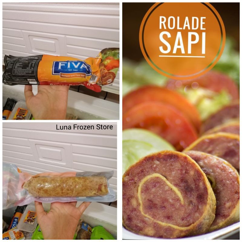 

Fiva Rollade Sapi Roll 400gr / rolade sapi fiva food bogor frozen food bogor agen nugget sosis bogor