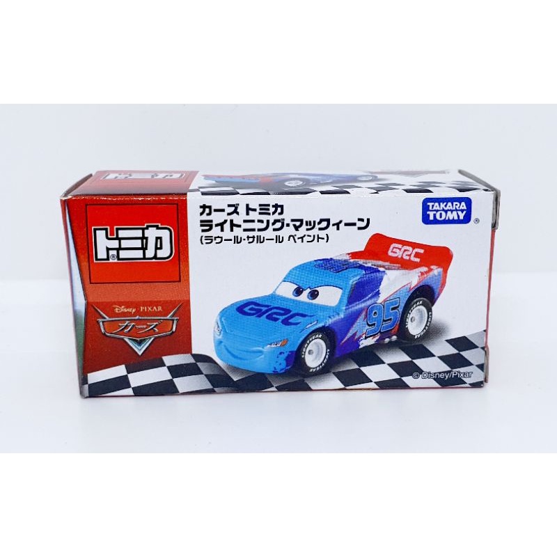 Tomica  Cars Lightning Mcqueen grc 95 blue TAKARA TOMY Disney Pixar