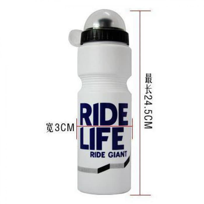 Botol Minum Olahraga Sepeda Ride Life Logo 750ml - 30A11 JNN-7814427611