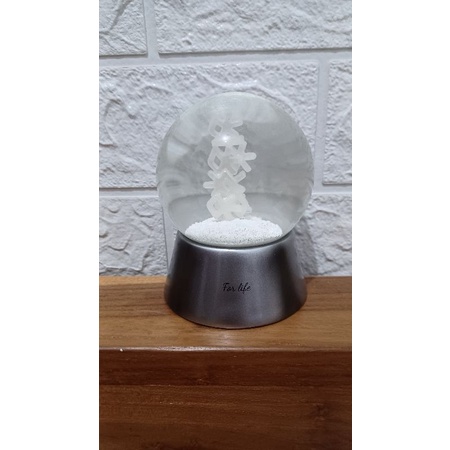 Exo for life snow globe