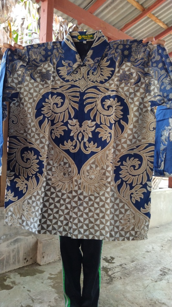 Batik Sekar Peken Ful Furing Katun Halus Sragenan Size M-xxl Asli Solo