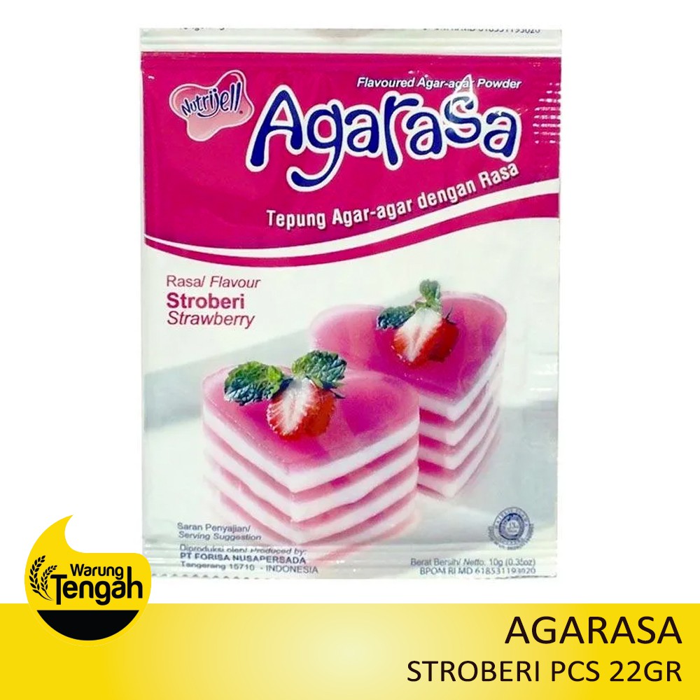 

[PCS] Agarasa Agar-Agar Stroberi 10gr