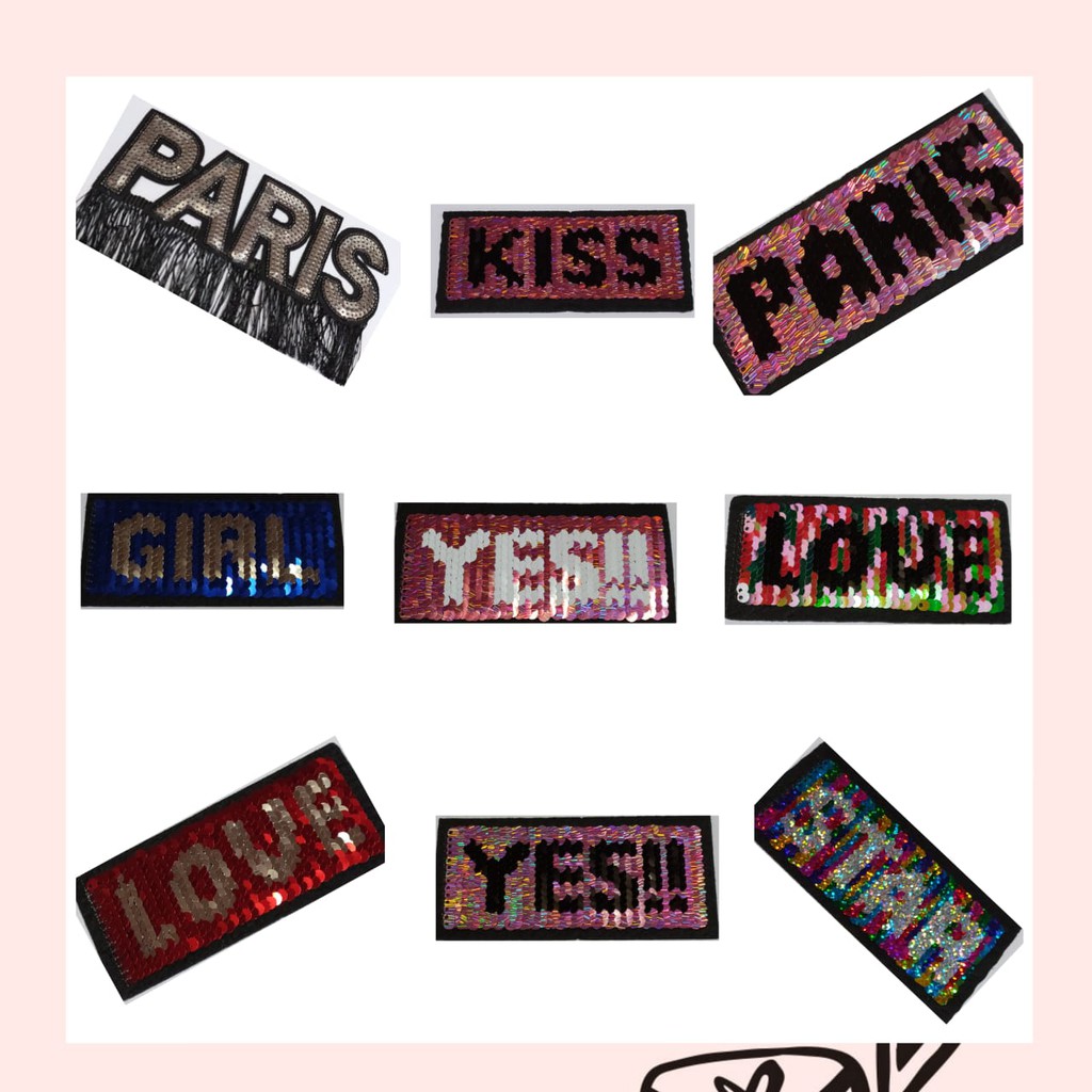 PATCH BORCI SEQUIN 2 SISI | EMBLEM BORCI