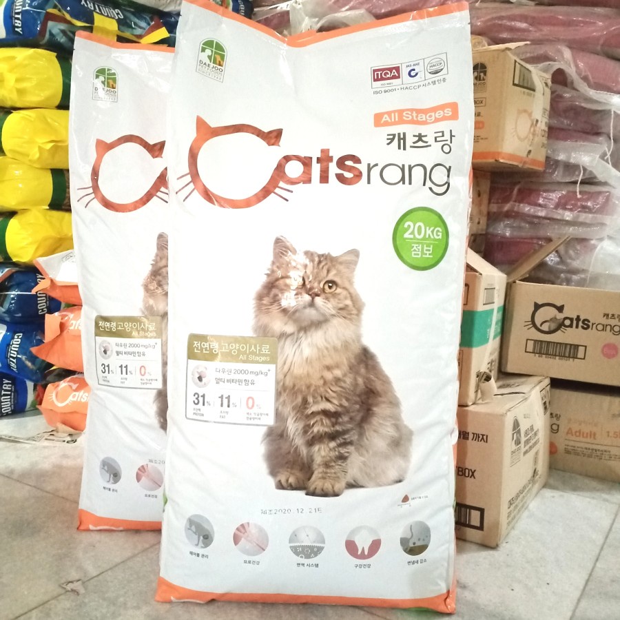 Makanan Kucing Catsrang All Stage 20kg Freshpack / Catsrang All Life Stages 20kg