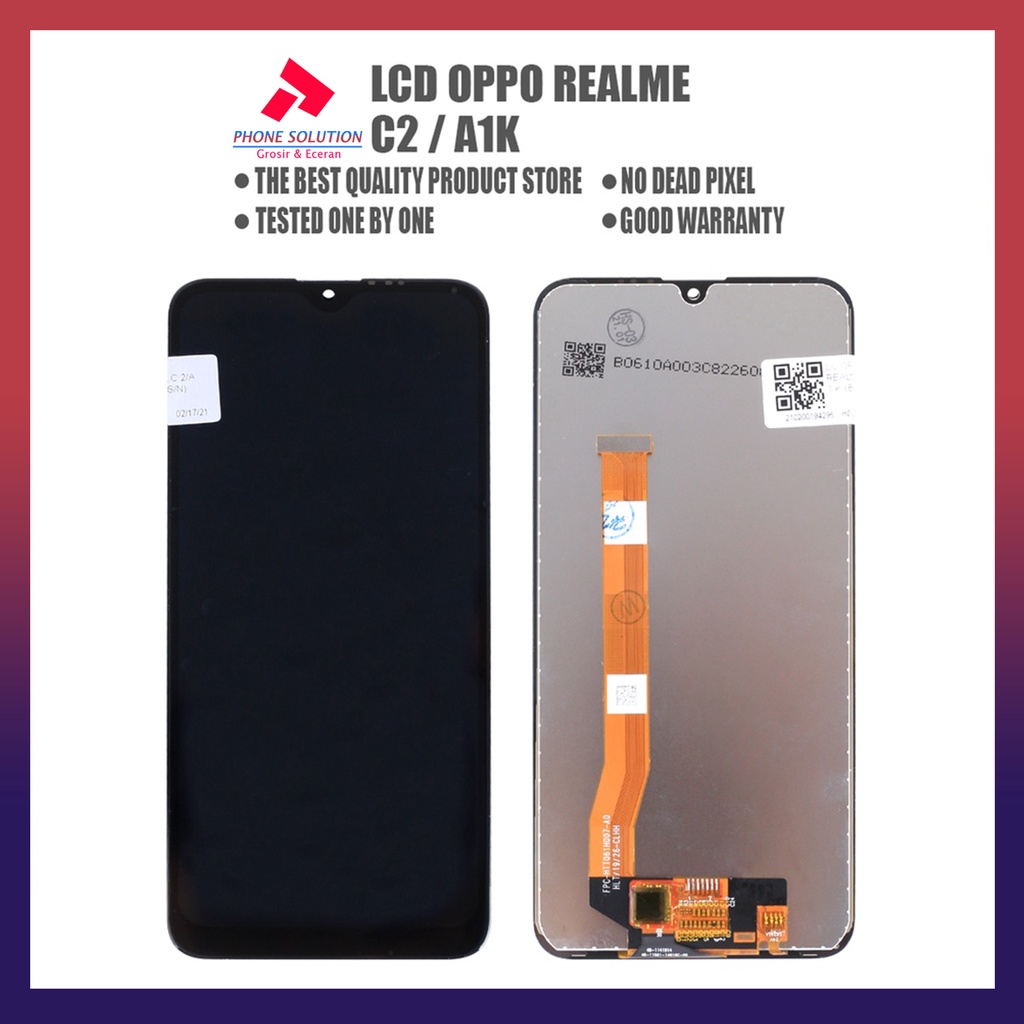 LCD Realme C2  LCD Oppo A1K High Version Fullset Touchscreen - Parts Kompatibel Dengan Produk Oppo // Supplier LCD Realme C2 - Garansi 1 Bulan