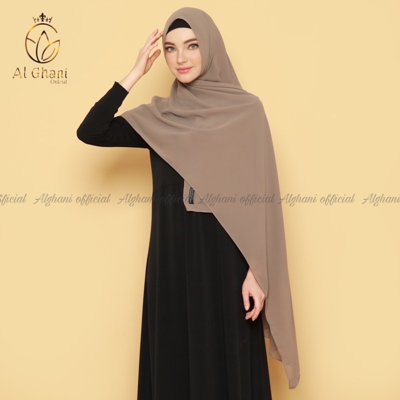 ALGHANI - PASHMINA CERUTY SHAWL BASIC POLOS 2 METER