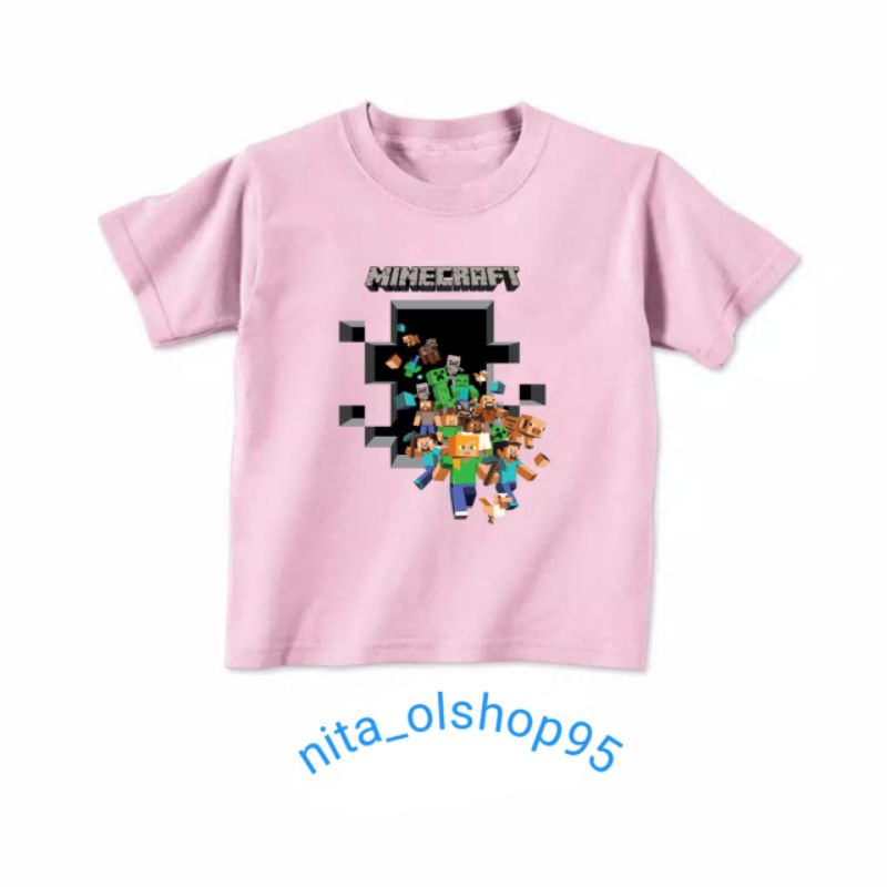 baju minecraft baju roblox kaos anak minecraft karakter