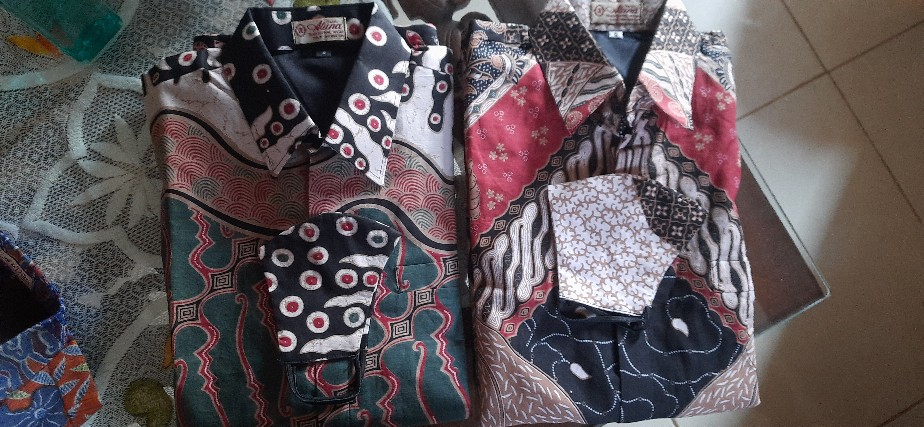Kemeja Batik Pria Premium Solo Lengan Panjang Produsen Pabrik Batik Aluna Pcw 030