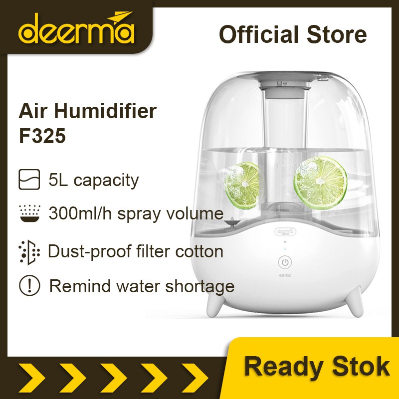 

Deerma 5L Aroma Diffuser Air Humidifier F325