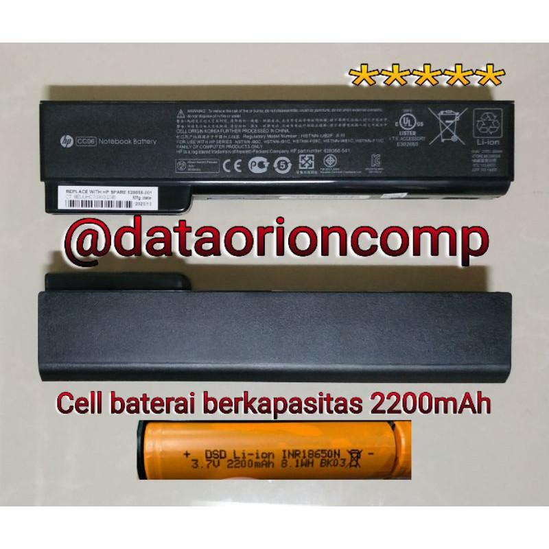 Baterai Battery HP 8460 8460P 8470P 6470B 6570B 6460B 6565B 6560B CC06