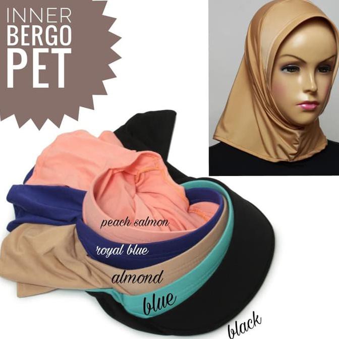 promo inner bergo pet kaos rayon (dalaman kerudung) terbaru