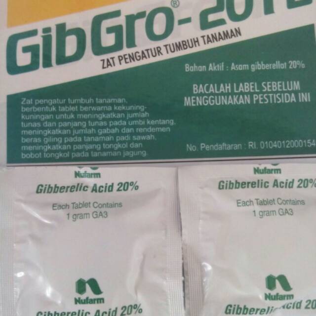 GibGrow 20 TB (Asam Gibberellat 20%)