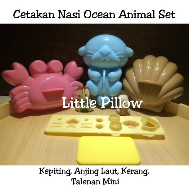 (OCEAN ANIMAL) Cetakan Nasi Karakter Ocean Animal/Cetakan Nasi Bento/Bento Rice Mold