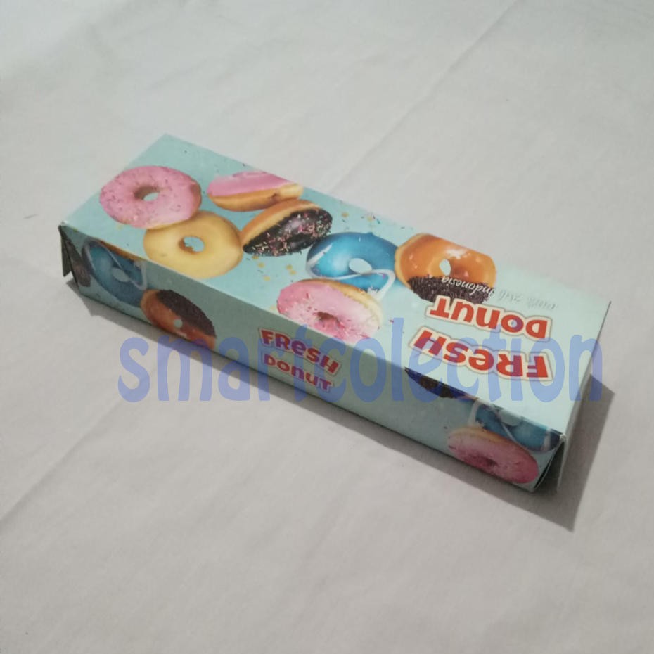 

DISKON NIIH !!! Dus / Kardus Kemasan Kekinian FRESH DONUT - Roti Donat Uk. 27 x 9 x 5 Isi 50 pcs