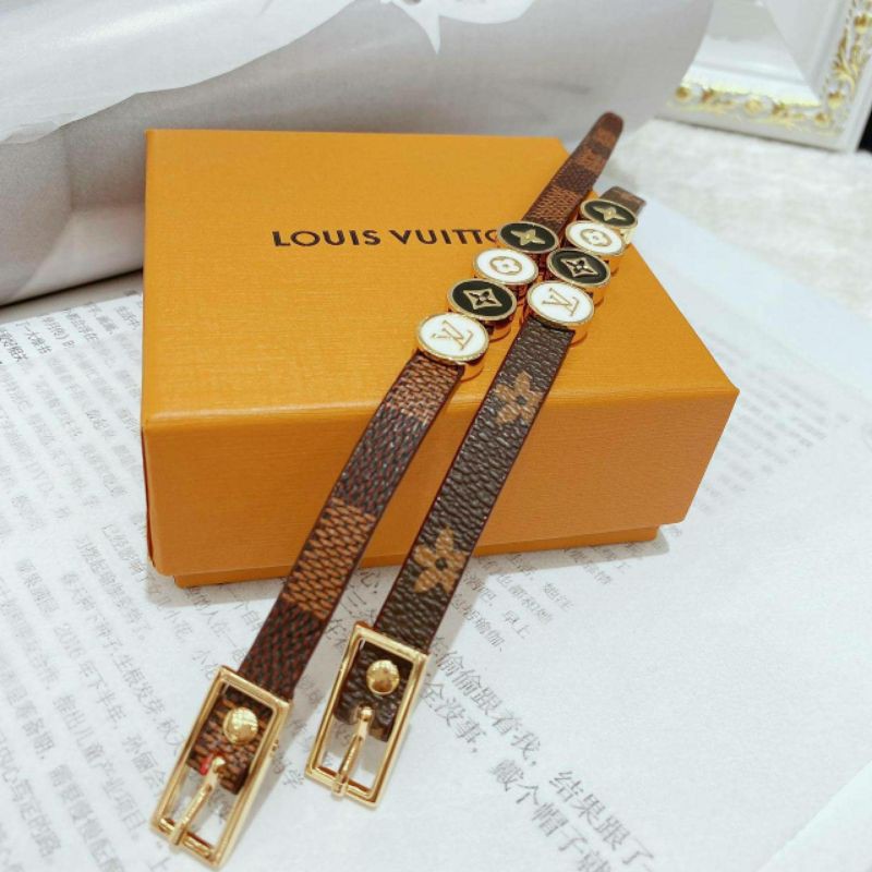 Restok Gelang Kulit elv model gesper Gelang branded band bahan kulit Premium Quality D202