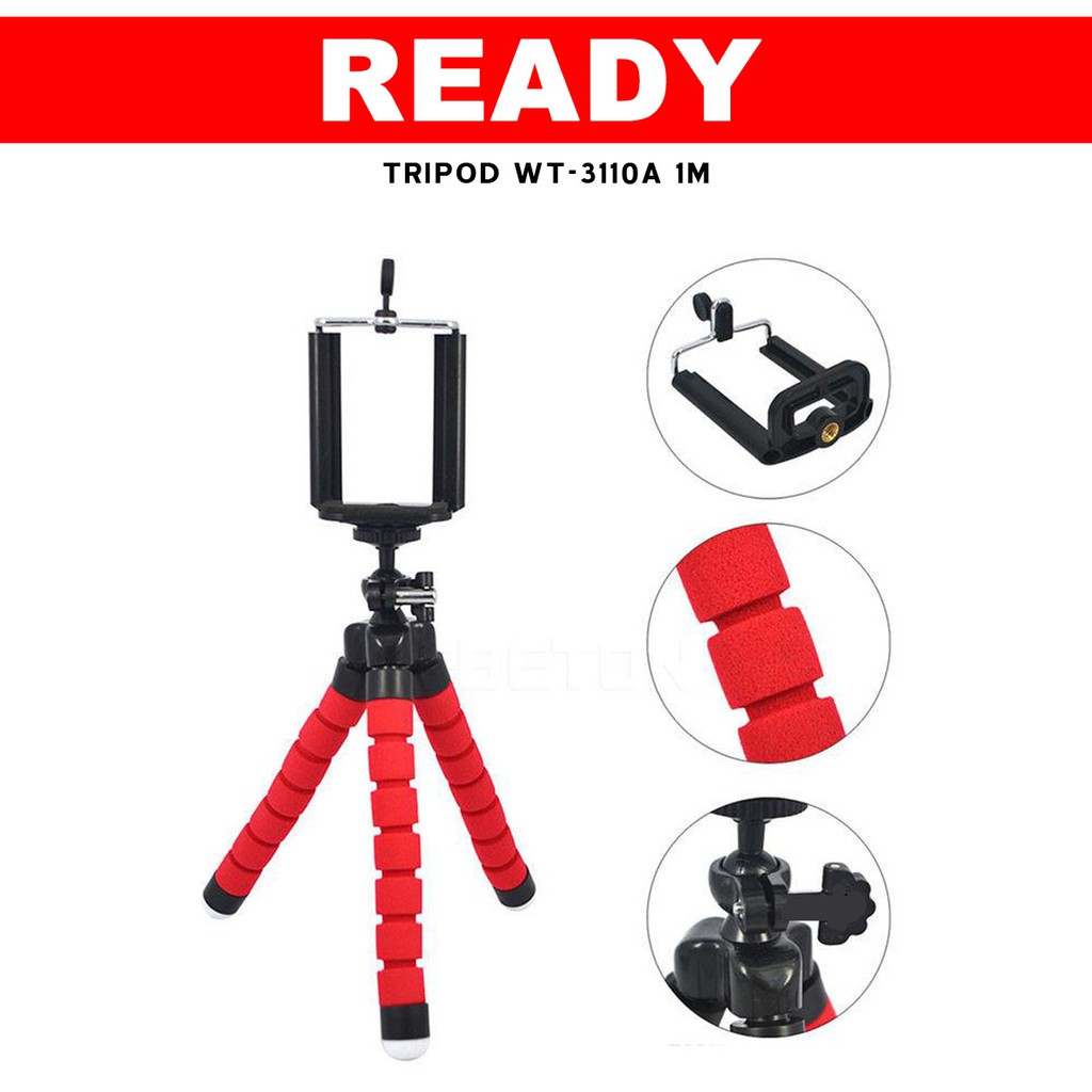 Tripod spider tripod kamera/Tripod handphone/tripod hp/tongsis  tripod/holder u tripod/tripod cotton-3