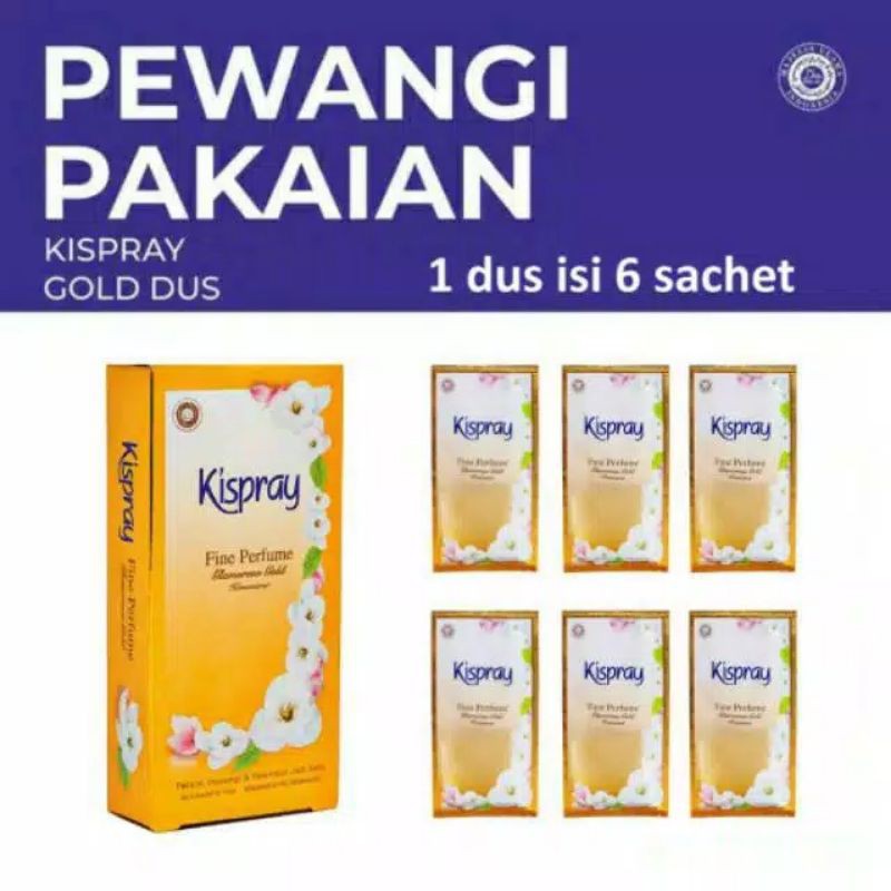 Kispray Gold Dus 6x11 ml