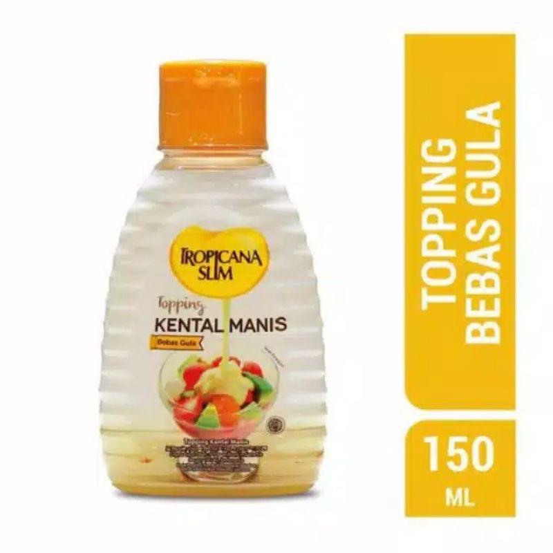 

TROPICANA SLIM TOPPING KENTAL MANIS BEBAS GULA 150ML