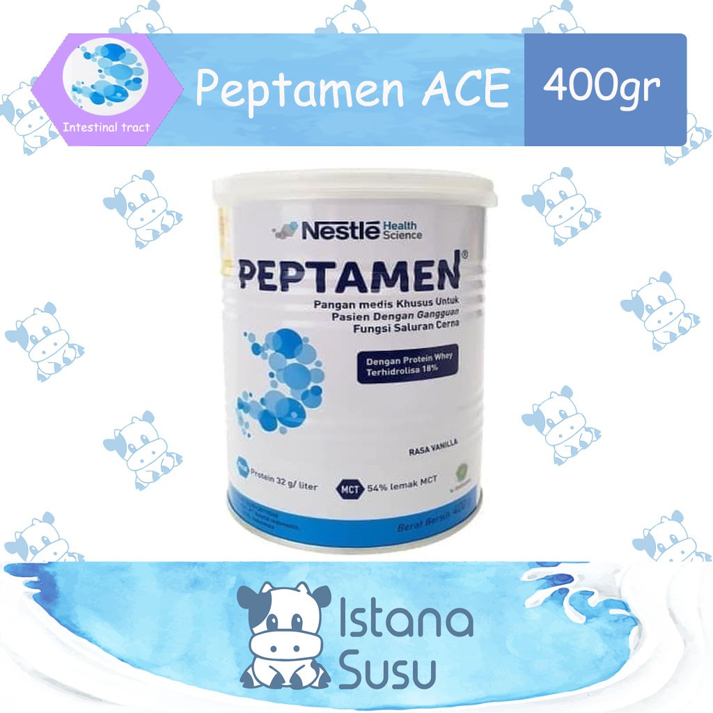 Peptamen ACE Vanilla Susu Bubuk Dewasa Kaleng 400gr