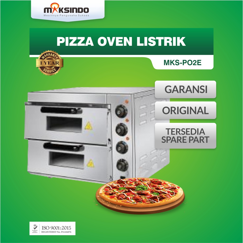 Mesin Pizza Oven Listrik MKS-PO2E Maksindo