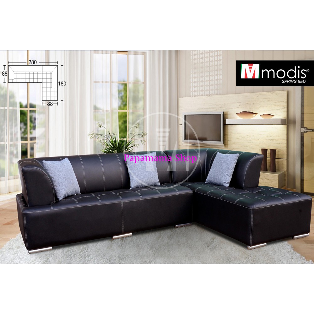 Sofa Tamu Modis Gallileo - Sofa Sudut Minimalis - Sofa L set - Medan