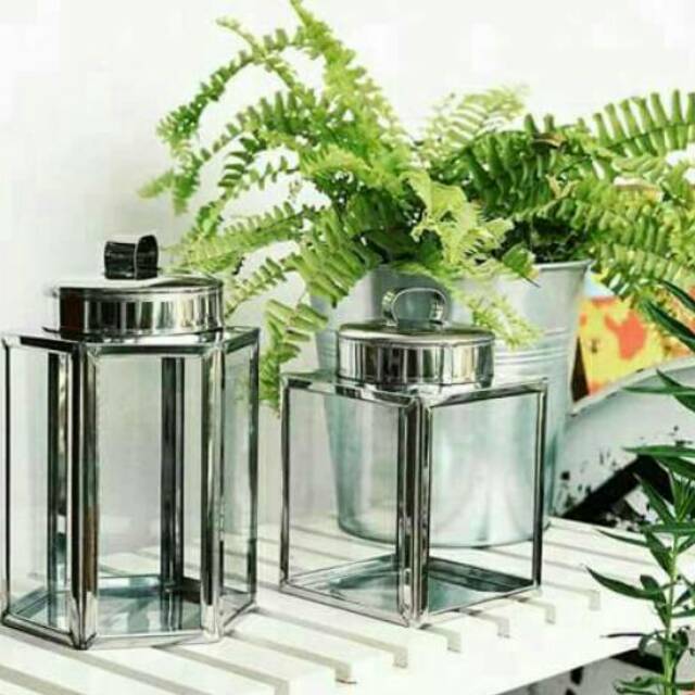 Toples Stainless Model Kaleng Kerupuk Uk 11x12 / 7*12