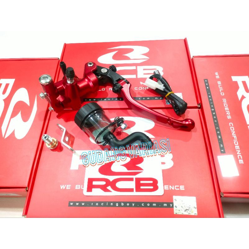 MASTER REM KANAN RCB RACING BOY S1 SERIES 14MM ORIGINAL UNIVERSAL