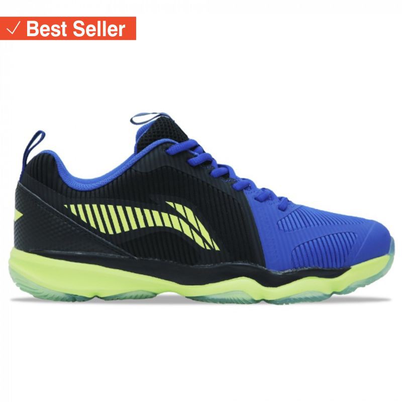 Sepatu Olahraga murah Harga Terjangkau / SEPATU BADMINTON LINING RANGER TD 3 BLUE BLACK